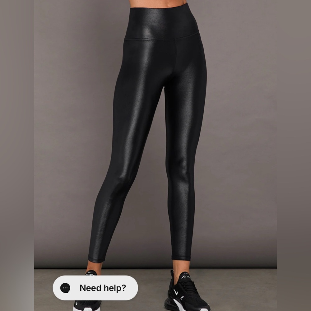 Carbon38 Black Takara Shine High-Waisted Leggings